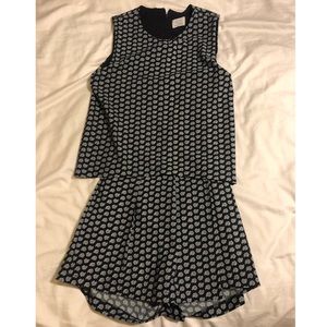 Zara romper with cut out lower back